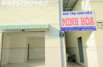 Nhà trọ có gác, phòng đẹp, rộng rãi ngay trung tâm TP. Cần Thơ , cầu Hưng Lợi