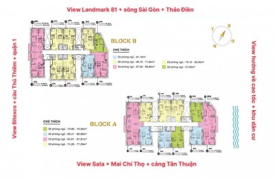 Bán căn hộ cao cấp Paris Hoàng Kim 71,3m2, 2PN, Ngay góc đương Trần Não và Lương Đình Của Q2