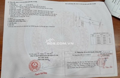 Bán đất MT Đường Trung An, Củ Chi, 211m2, gần sông Sài Gòn mát mẻ