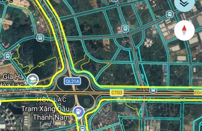 Đất nền Hòa Lạc, cách QL21 rộng 80m vài bước chân. Giá chỉ hơn 40tr/m