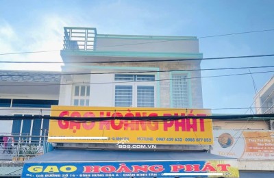 Nhà mặt tiền kinh doanh, Bình Tân, 72 m2, ngang 5m rộng rãi
