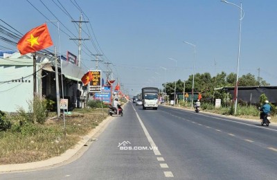 Bán đất mặt tiền đường ĐT 825, Tân Mỹ, Đức Hòa, Long An, DT 480m2, giá đầu tư