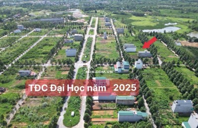 Cắt lỗ! 100m tái định cư đại học QG vị trí đẹp kinh doanh, giá cắt lỗ siêu rẻ nhất công nghệ cao