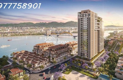 Bán căn Studio 25.8m2 - Sun Ponte tầng cao view đẹp, giá 2 tỷ 750tr, sở hữu lâu dài