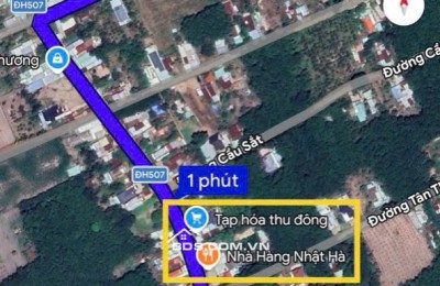 Tôi Cần Bán Đất, Dân Cư Đông, diện tích 525m2 thổ cư sẵn, Gần Chợ, Gần Trường học