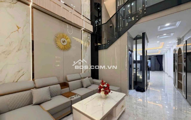 Bán nhà MTKD ngay chợ Nguyễn Tư Giản 80m2 6 lầu đẹp có thang máy KD đa nghề 14.5 tỷ.