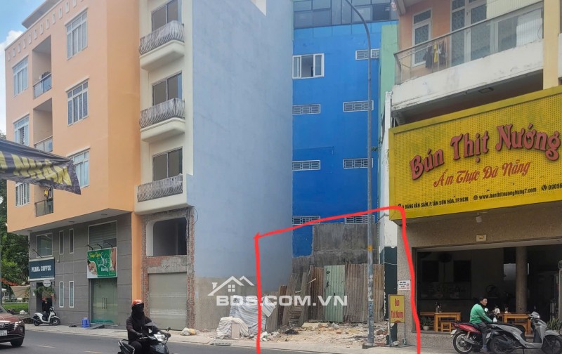 ĐẤT MẶT TIỀN ĐƯỜNG ĐẶNG VĂN SÂM, TIỆN XÂY DỰNG. DT 37.41M2, SHR, CHỈ 11.6 TỶ. LH:0906242673.