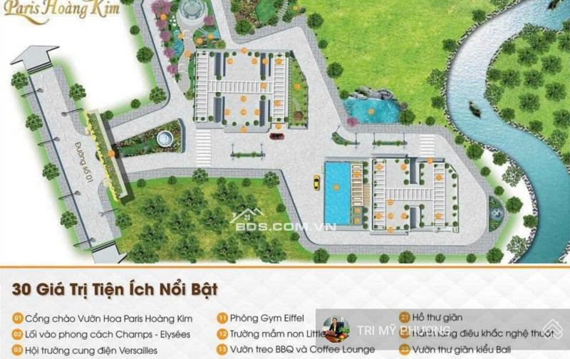 Hàng hiếm căn 3PN - Chiết khấu 8% - free quản lý 24 tháng - Giá gốc CĐT Paris Hoàng Kim, Q2