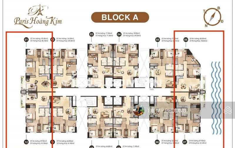 Bán căn góc 3PN + 2 view ôm trọn SG phồn hoa + giá bán gốc CĐT Paris Hoàng Kim, Q.2 - Xem nhà ngay