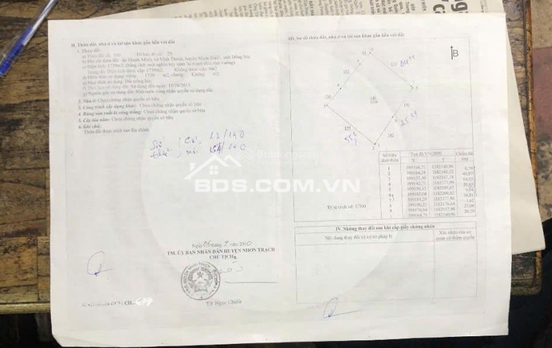 CHÍNH CHỦ BÁN ĐẤT PHƯỚC AN - NHƠN TRẠCH: ĐÓN ĐẦU QUY HOẠCH, CHỈ 3 TR/M²