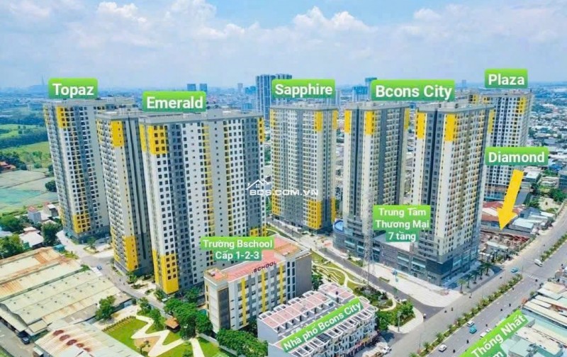 CĂN HỘ BCONS LÀNG ĐẠI HỌC 2PN 2WC GIÁ RẺ NHẤT TỪ 5,5TR/THÁNG