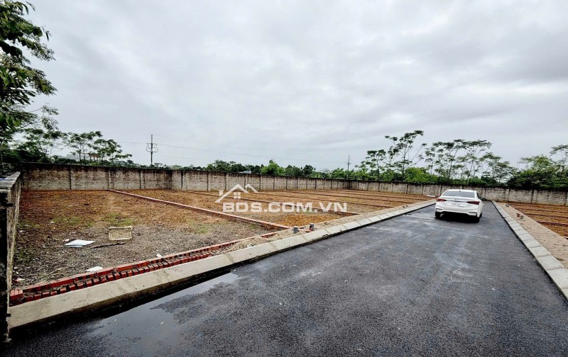 MẢNH ĐẤT VÀNG GIÁ F0 TẠI SƠN ĐÔNG, SƠN TÂY, HÀ NỘI. 100m2 full thổ, mặt tiền 6,8m