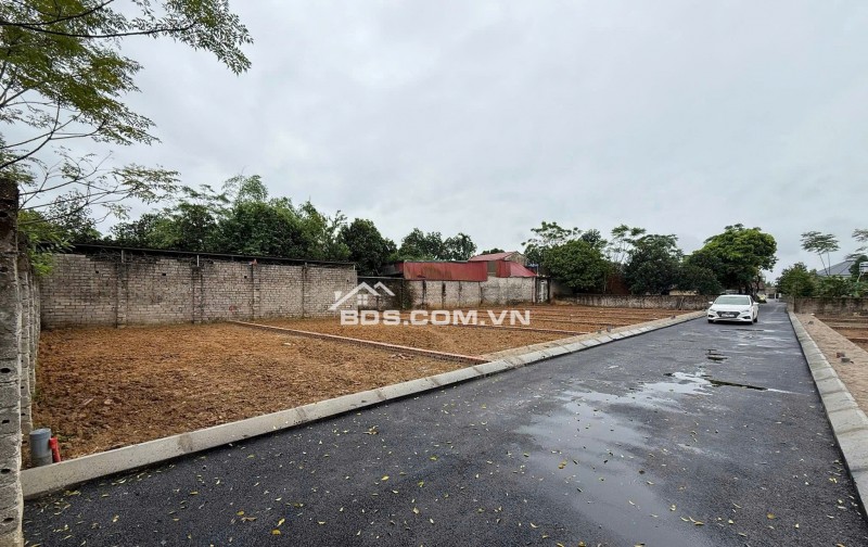 MẢNH ĐẤT VÀNG GIÁ F0 TẠI SƠN ĐÔNG, SƠN TÂY, HÀ NỘI. 100m2 full thổ, mặt tiền 6,8m