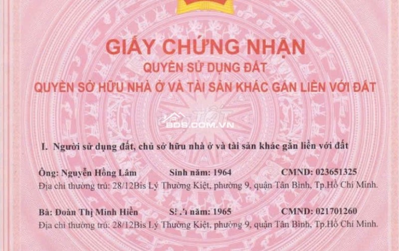 Bán nhà 4 tầng số 100 Thiên Phước P9 Tân Bình vị trí siêu đẹp tiện KD