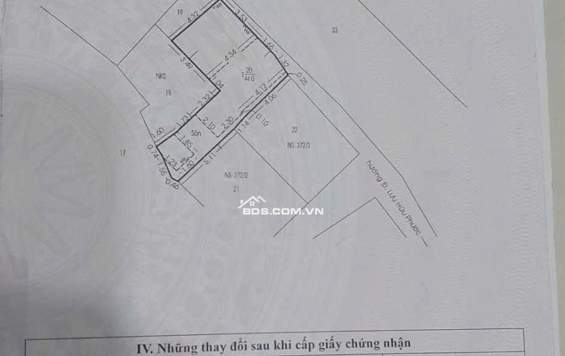 Chính chủ về quê cần bán gấp nhà 337/1 Lưu Hữu Phước P15 Q8