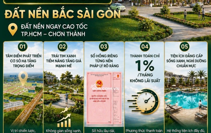Bắc Sài Gòn mặt tiền đường DT741