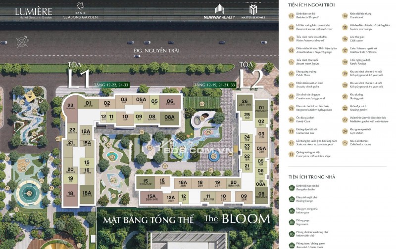 [ Nhận Booking ]Chung Cư Masterise Hà Nội Seasons Garden (Cao Xà Lá)