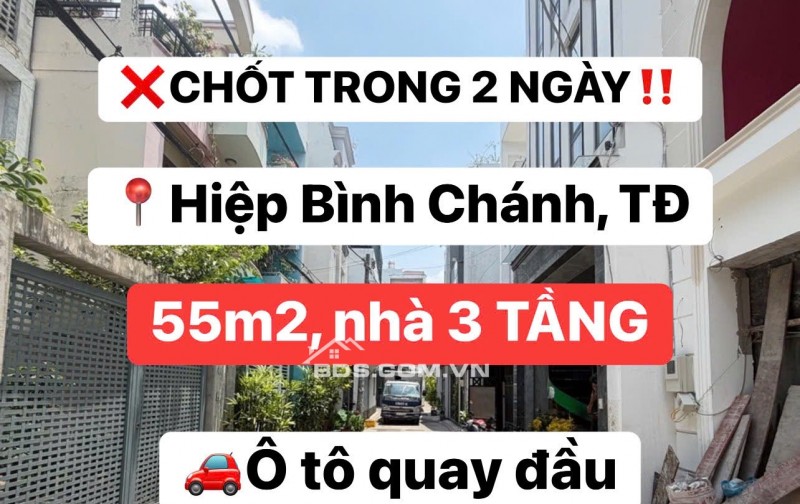 Nhà Hiệp Bình Chánh, Thủ Đức  Hẻm oto quay đầu thoải mái