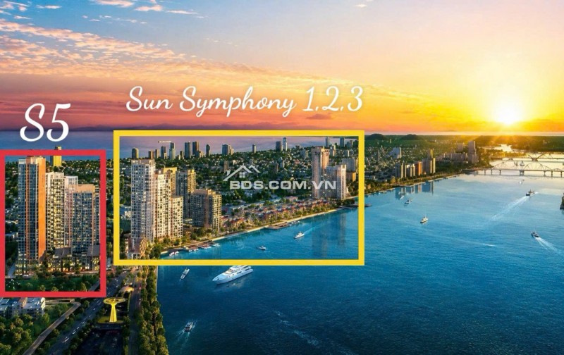 Chỉ 1,x TỶ SỞ HỮU NGAY CĂN HỘ MẶT SÔNG HÀN SUN SYMPHONY 5. THANH TOÁN GIÀN TRÃI TRONG 50 THÁNG