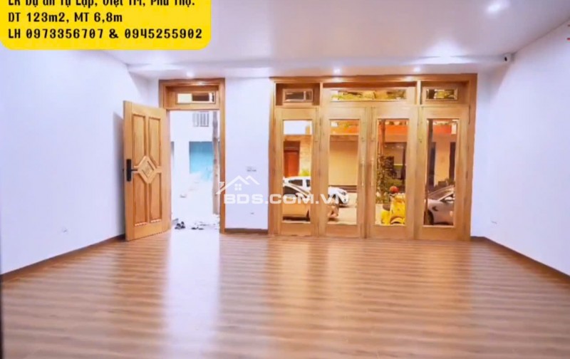 Bán nhà LK Dự án Tự Lập, Tp Việt Trì - diện tích 123m2 LH 0945255902
