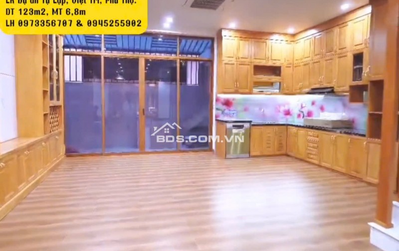 Bán nhà LK Dự án Tự Lập, Tp Việt Trì - diện tích 123m2 LH 0945255902
