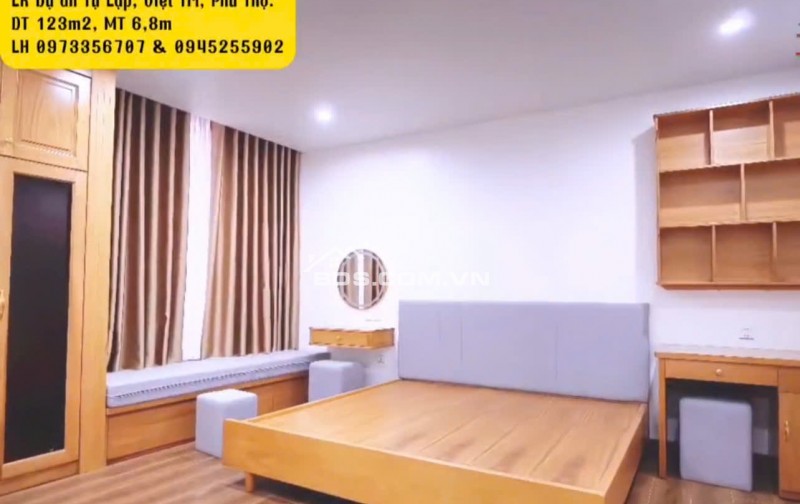 Bán nhà LK Dự án Tự Lập, Tp Việt Trì - diện tích 123m2 LH 0945255902