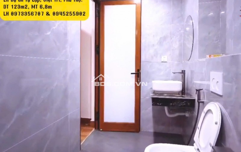 Bán nhà LK Dự án Tự Lập, Tp Việt Trì - diện tích 123m2 LH 0945255902