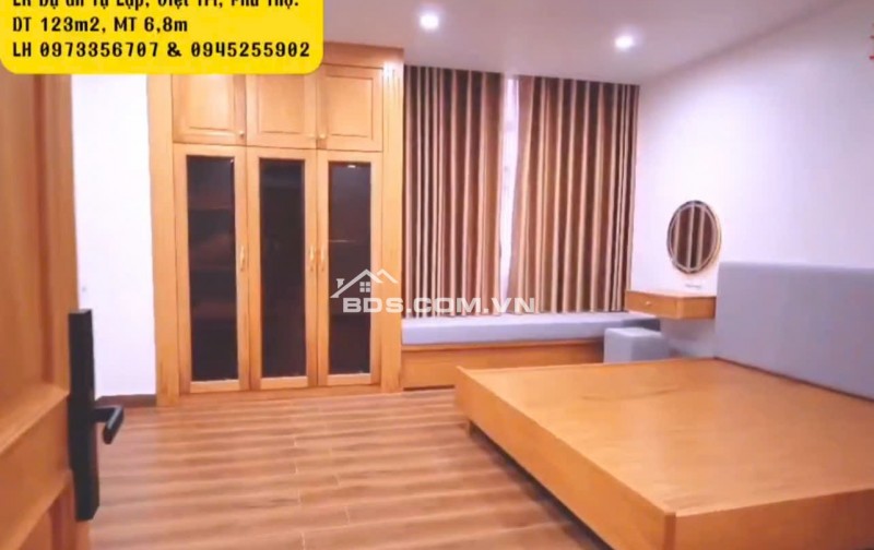 Bán nhà LK Dự án Tự Lập, Tp Việt Trì - diện tích 123m2 LH 0945255902