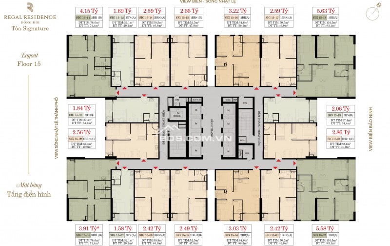 CHUYỂN NHƯỢNG CĂN HỘ STUDIO – REGAL RESIDENCE (TÒA SIGNATURE)