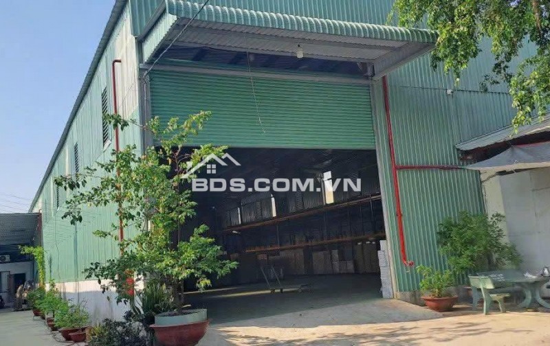 Xưởng 1000m2 ở đường 5 cũ, trạm điện 600kva, sân bãi rộng. PCCC vách tường nghiệm thu