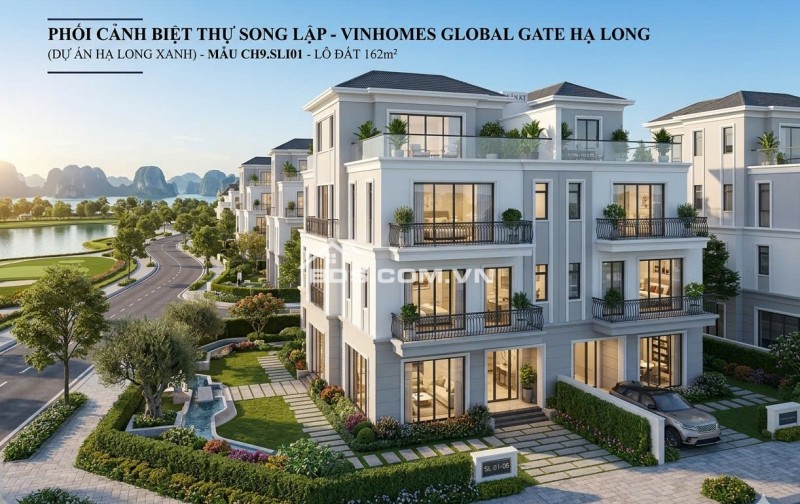 Bán biệt thự liền kề  phân khu hoàn thiện Cam kết thuê lại 3 năm 21% dòng tiền về . giá từ 17 tỷ, sổ đỏ, QL18, TP.Hạ Long, Quảng Ninh.