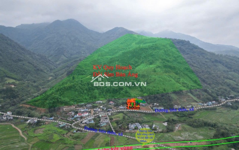 2500m2, full thổ cư, cách đường liên kết vùng chỉ 200m tại Đông Bắc, Kim Bôi