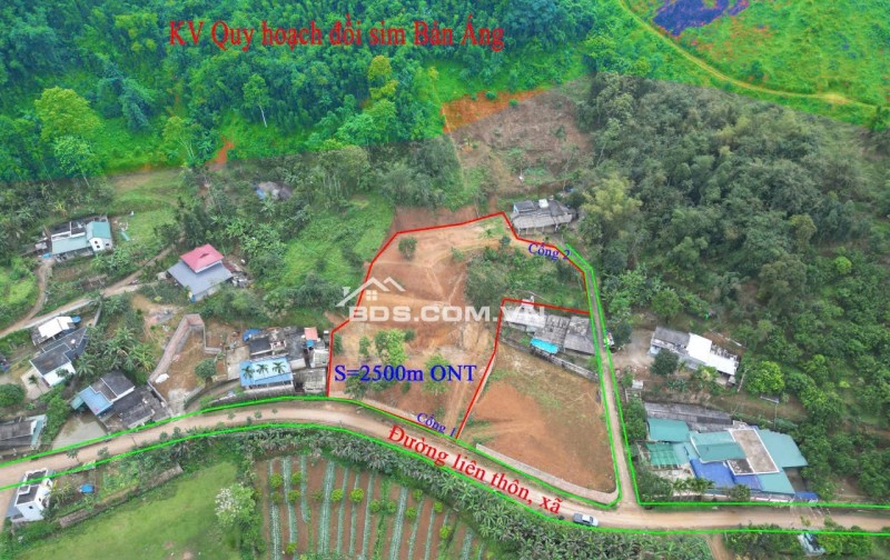 2500m2, full thổ cư, cách đường liên kết vùng chỉ 200m tại Đông Bắc, Kim Bôi