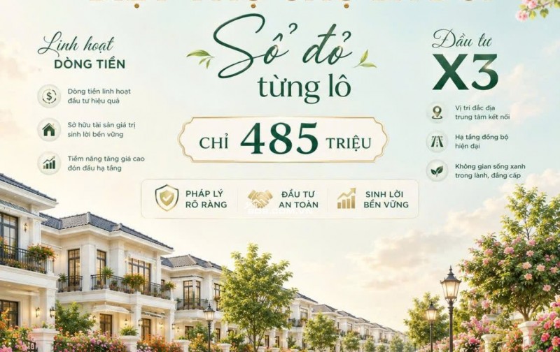 CHỈ CÒN 1 LÔ DUY NHẤT TẠI THỊ TRẤN BA ĐỒI – LẠC THỦY