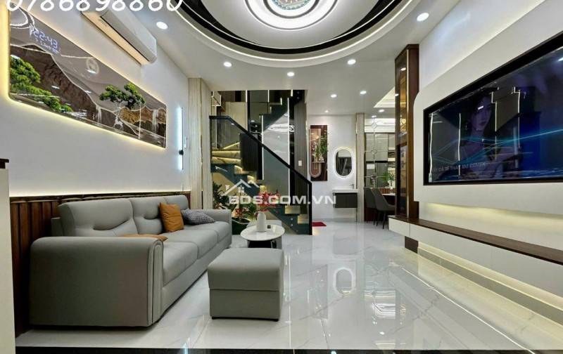  NHÀ MỚI ĐẸP – GÓC 2 MẶT THOÁNG – FULL NỘI THẤT CAO CẤP  HẺM 749 HUỲNH TẤN PHÁT, Q7