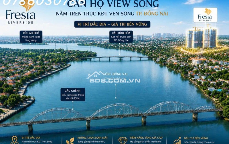 FRESIA RIVERSIDE – MUA TRƯỚC KHI MẶT BẰNG GIÁ MỚI ĐƯỢC THIẾT LẬP
