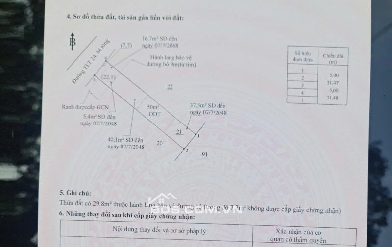 BÁN ĐẤT KHU PHỐ THANH KIỀU PHƯỜNG AN LỘC TỈNH ĐỒNG NAI - DIỆN TÍCH 5x22m2