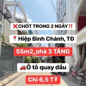 Nhà Hiệp Bình Chánh, Thủ Đức  Hẻm oto quay đầu thoải mái
