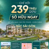 CHỈ VỚI 239TR SỞ HỮU NGAY ĐẤT NỀN TRONG KHU ĐÔ THỊ