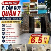 HIẾM BÁN NHÀ ĐƯỜNG SỐ 47 TÂN QUY 4X15 HẺM OTO CHỈ 6 TỶ 5