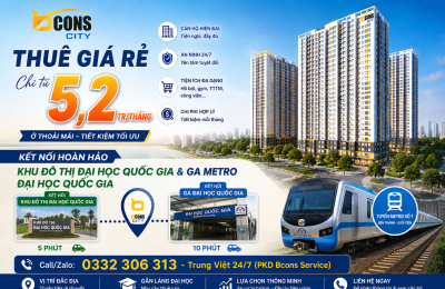 CĂN HỘ BCONS CITY GIÁ RẺ NHẤT, 2PN 2WC CHỈ TỪ 5,2TR/THÁNG