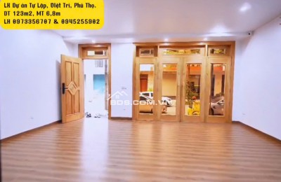 Bán nhà LK Dự án Tự Lập, Tp Việt Trì - diện tích 123m2 LH 0945255902