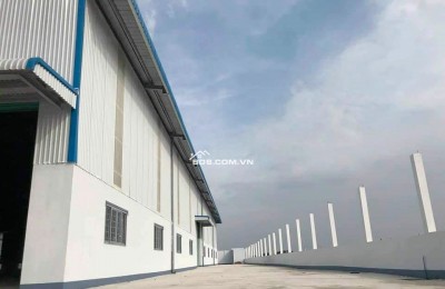 Cho thuê dãy kho xưởng trong KCN Nam Đình Vũ các DT nhỏ nhất 1850m2 mới tinh