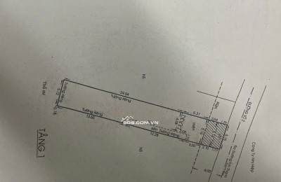 Bán đất tặng nhà mặt tiền đường số Lò Lu, chỉ 48 triệu/m².