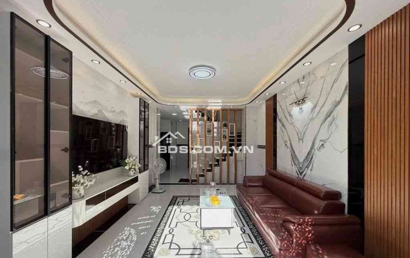 2 MẶT TIỀN TRƯỚC SAU XE HƠI - KHU ĐỒNG BỘ PHÂN LÔ -- 5 TẦNG MỚI KENG FULL NỘI THẤT CAO CẤP- GIÁ 9,5 TỶ