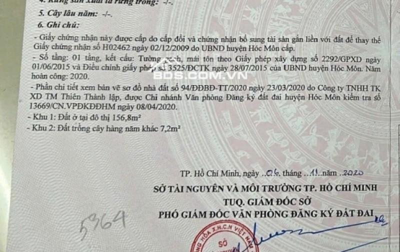 Bán đất tại Mỹ Hoà 3, Hóc Môn, 13 tỷ, 164m2, mặt tiền 10m, ngõ 6m