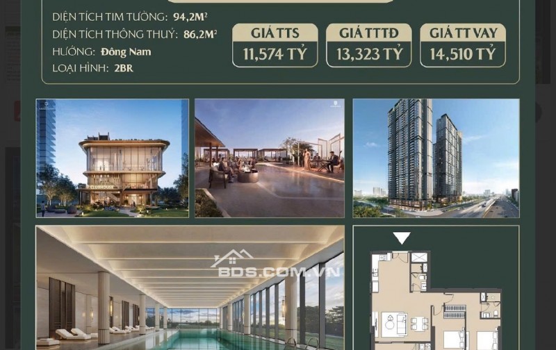 Căn hộ 2PN Đông Nam , khu vực Thanh Xuân Hà Nội, vị trí kim cương