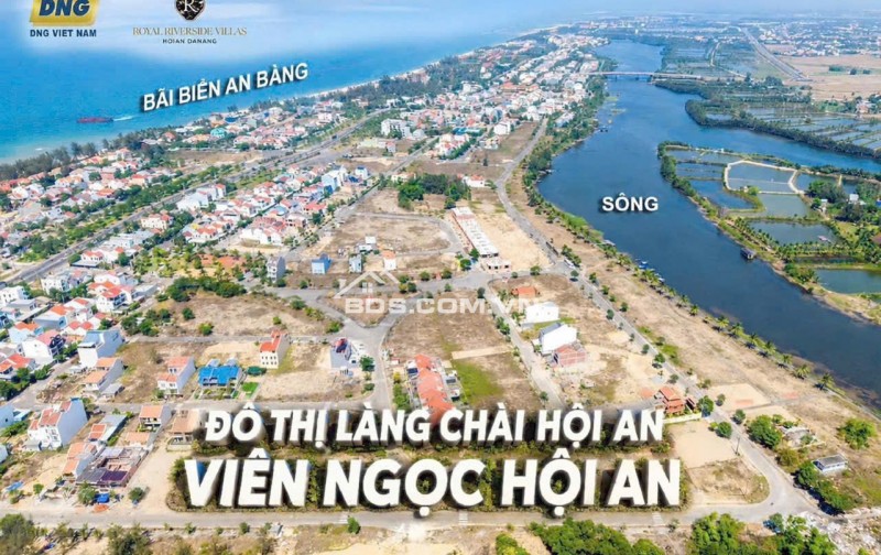 Lô góc đẹp 372m² - Khu Làng Chài Hội An, 40Tr/m. Phù hợp đầu tư khai thác dòng tiền