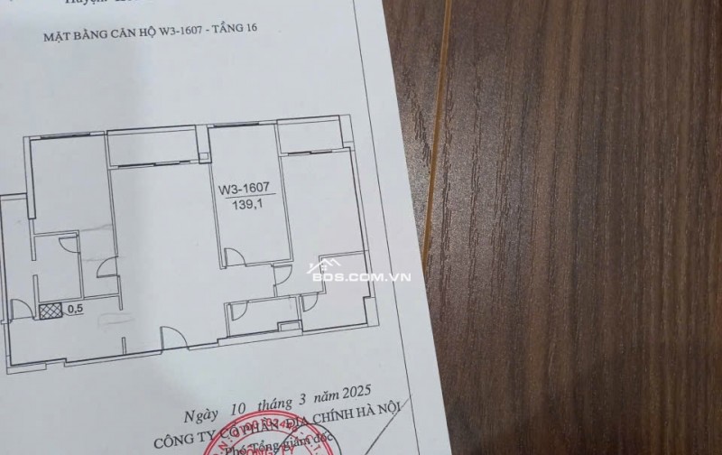 Chính chủ cần bán căn hộ 139 m2 ,giá 72 tr/m2 , chung cư the wisteria- hoài đức, 0988703546