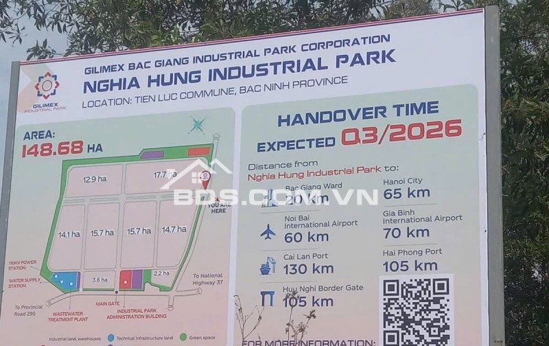 Đầu tư đất ven KCN Nghĩa Hòa/Nghĩa Hưng giá chỉ 450 triệu - 900 triệu/lô